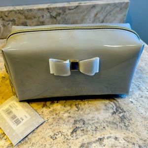 Ted Baker London Halsey Bow Makeup Bag In Grey